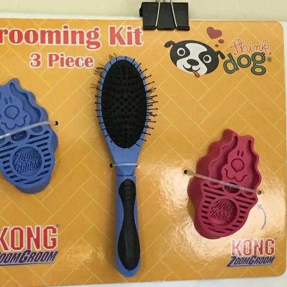Kong Other Kong Dog Grooming Set Zoom Groom 3 Piece Brush Poshmark